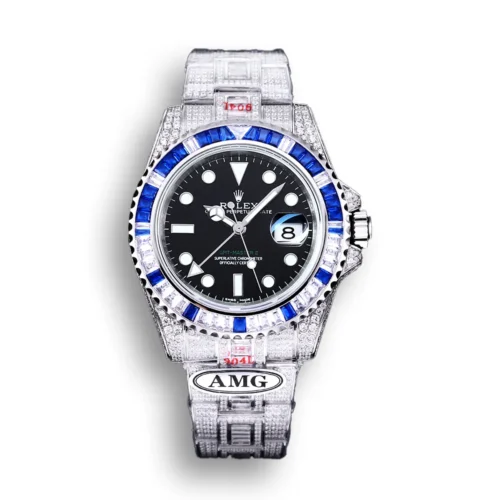 Replica Rolex GMT-Master II 40mm 116710BLNR Dial Black 8 - Best shop to buy a Fake Rolex