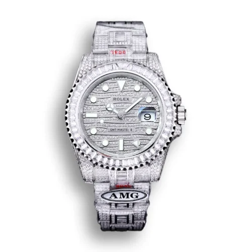 Replica Rolex GMT-Master II 40mm 116769TBR Dial Diamond 1 - Best shop to buy a Fake Rolex