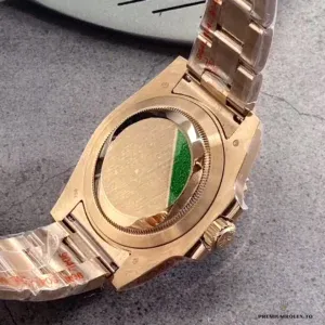 GMT-Master II 126710BLRO rose gold full set view from above