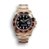 Replica Rolex GMT-Master II 40mm Black Dial 126710BLRO-0001 Rose Gold - Best shop to buy a Fake Rolex