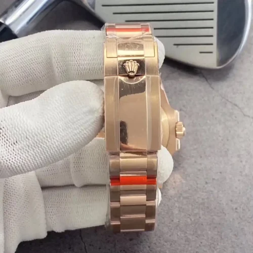 Replica Rolex GMT-Master II 40mm Black Dial 126710BLRO-0001 Rose Gold 3 - Best shop to buy a Fake Rolex