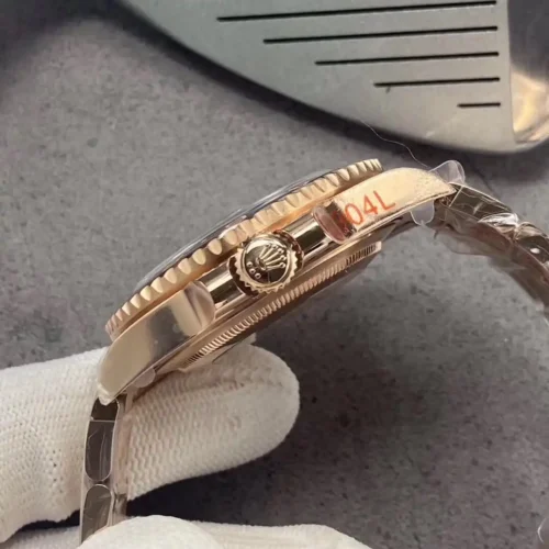 Replica Rolex GMT-Master II 40mm Black Dial 126710BLRO-0001 Rose Gold 5 - Best shop to buy a Fake Rolex