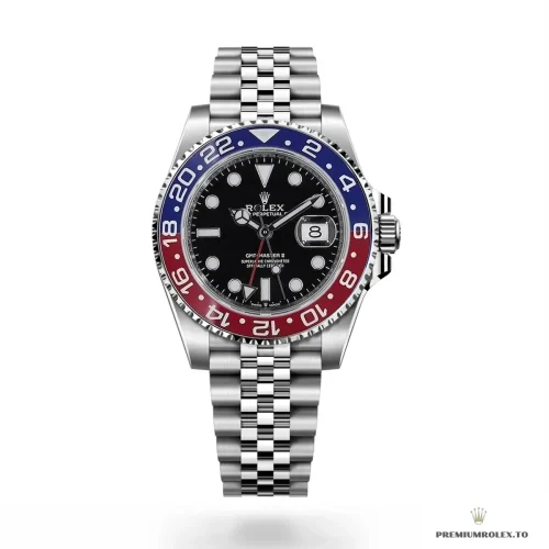 Replica Rolex GMT-Master II 40mm Dial Black 126710BLRO Jubilee "Pepsi"