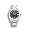 Replica Rolex Lady-Datejust 178240 31mm Black Dial Front - Best shop to buy a Fake Rolex