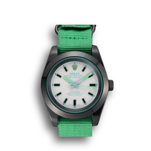 Replica Rolex Milgauss 40mm Dial Green 622004 Front - Best shop to buy a Fake Rolex