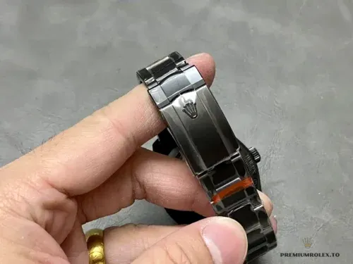Replica Rolex Milgauss Label Noir Oyster Tourbillon 116400 - high-end Rolex imitation