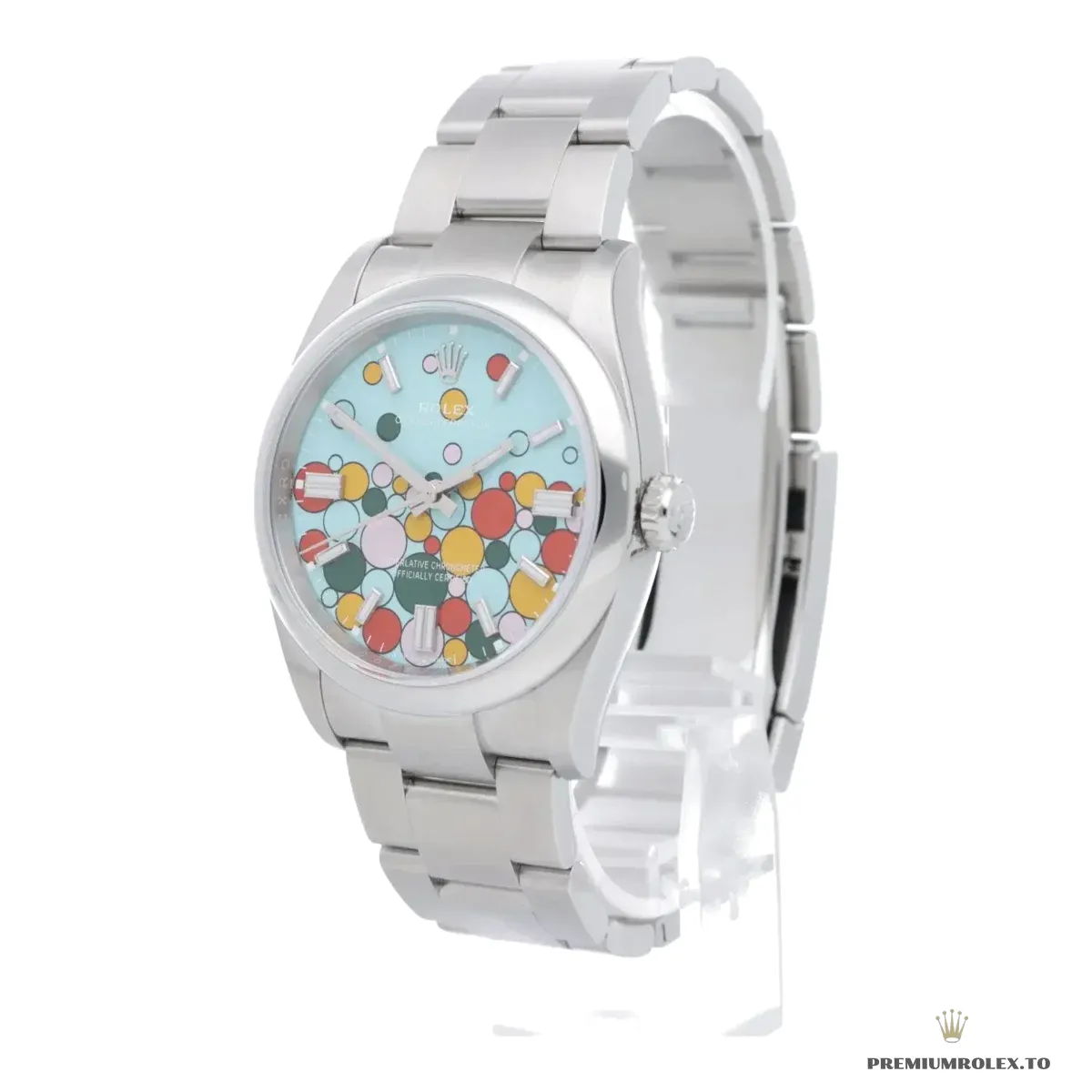 Replica Rolex Oyster Perpetual 31 mm Turquoise blue Dial 277200 - Image 2