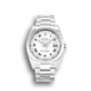 Replica Rolex Oyster Perpetual Date 34mm Dial White 115210 Front - Best shop to buy a Fake Rolex