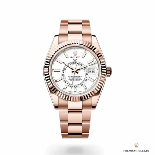 Replica Rolex Sky-Dweller 42 mm Intense white Dial 336935