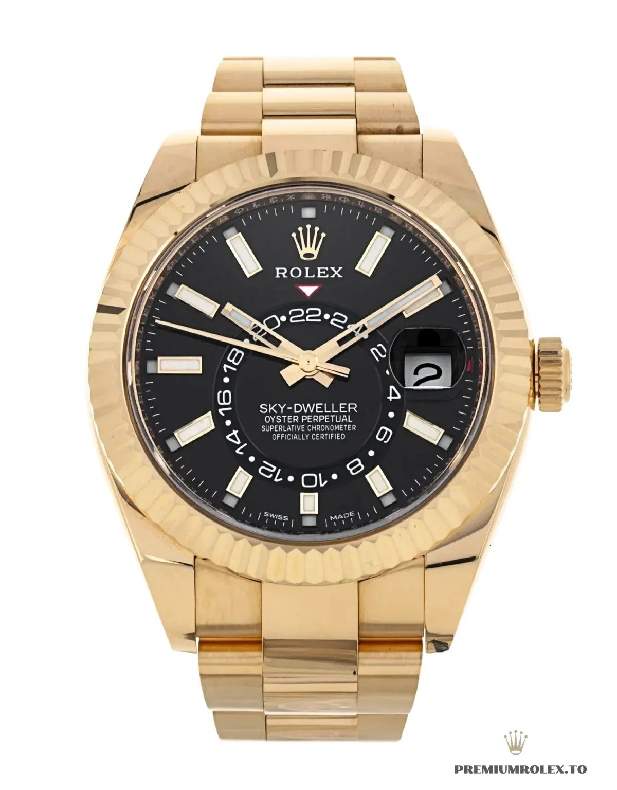 Replica Rolex Sky-Dweller 42 mm Bright black Dial 336938 - Image 5
