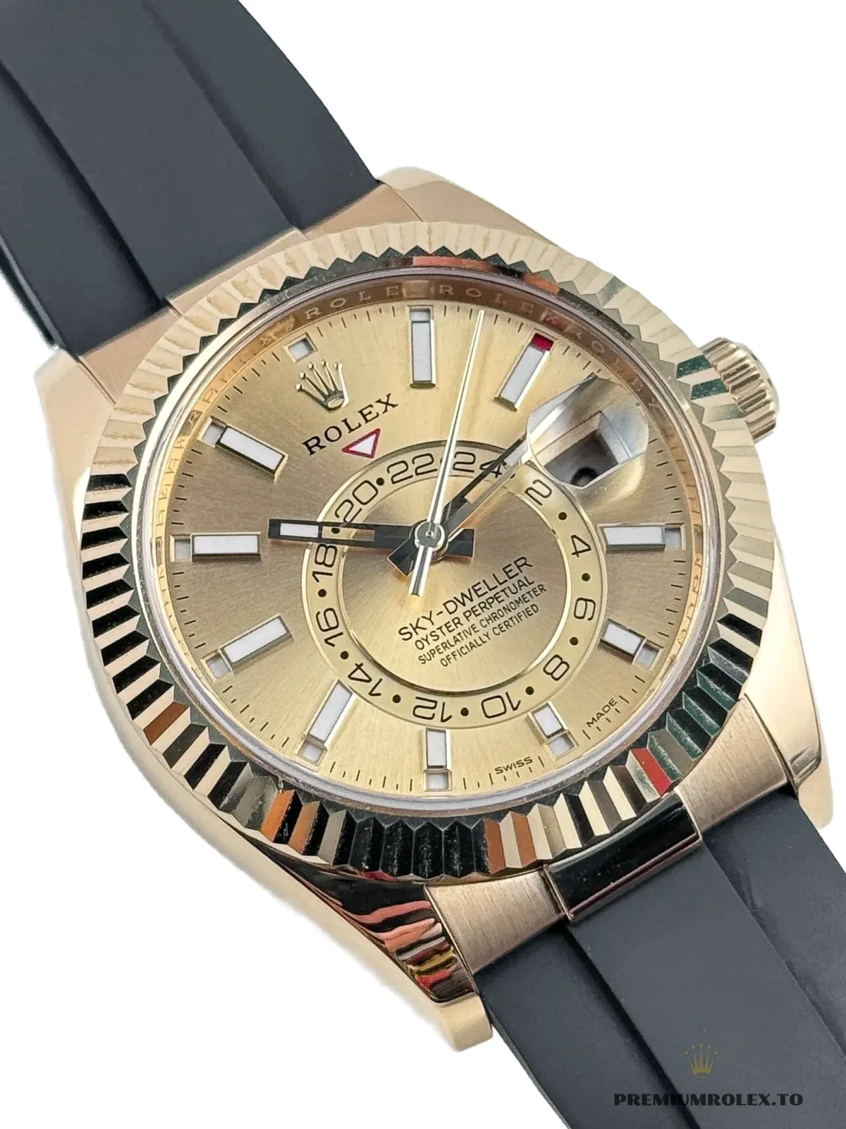 Replica Rolex Sky-Dweller 42 mm Champagne Dial 336238 - Image 3