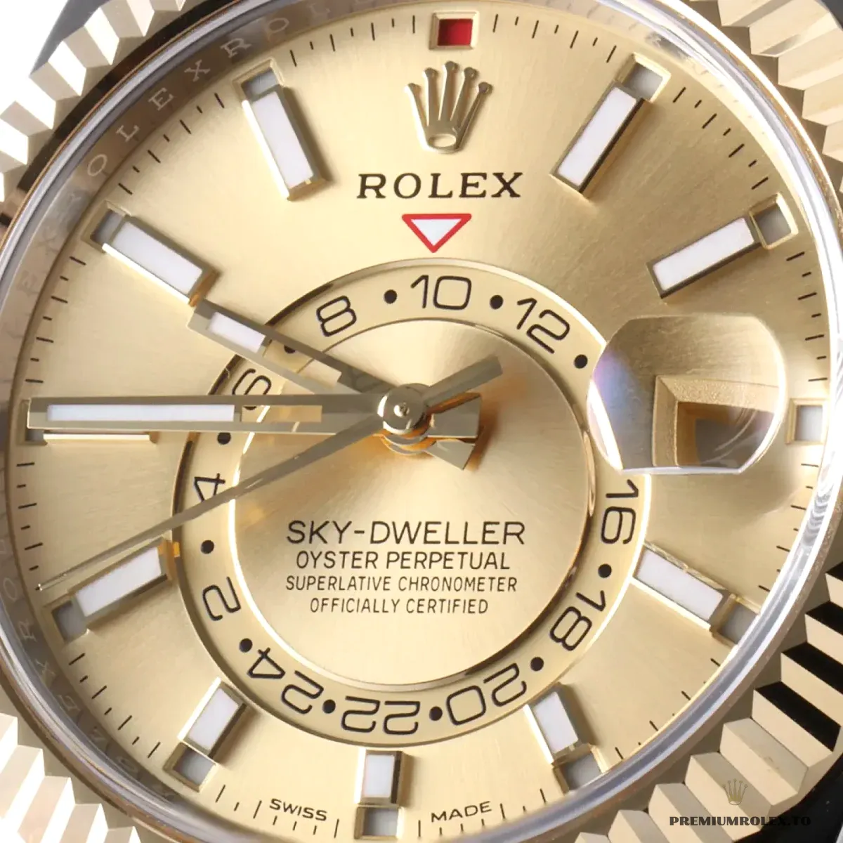 Replica Rolex Sky-Dweller 42 mm Champagne Dial 336933 - Best Quality Counterfeit Rolex
