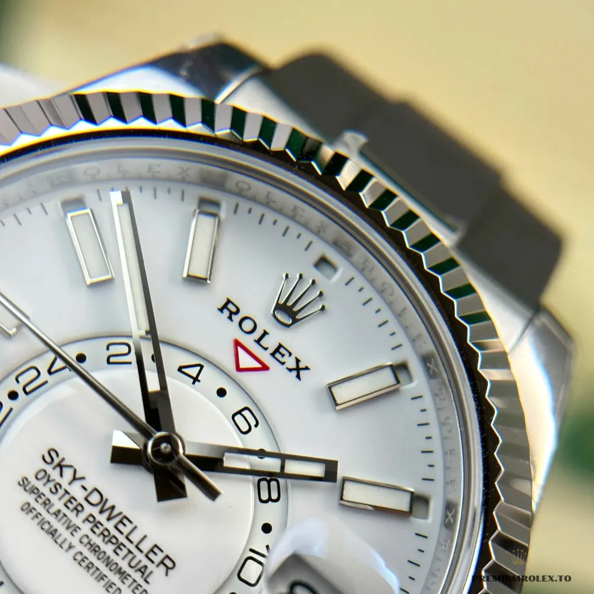 Replica Rolex Sky-Dweller 42 mm Intense white Dial 336239 - Image 8