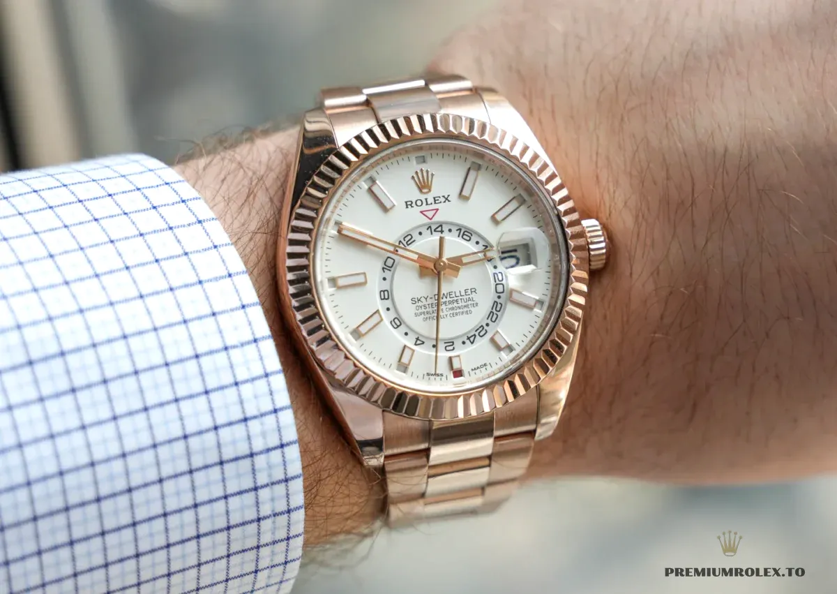 Replica Rolex Sky-Dweller 42 mm Intense white Dial 336935 - Image 4