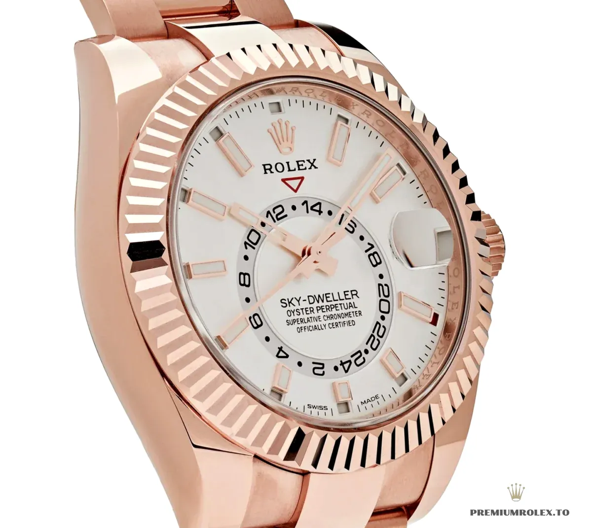 Replica Rolex Sky-Dweller 42 mm Intense white Dial 336935 - Image 3