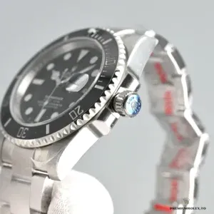Submariner 126610 side profile showing 41mm case and crown guards