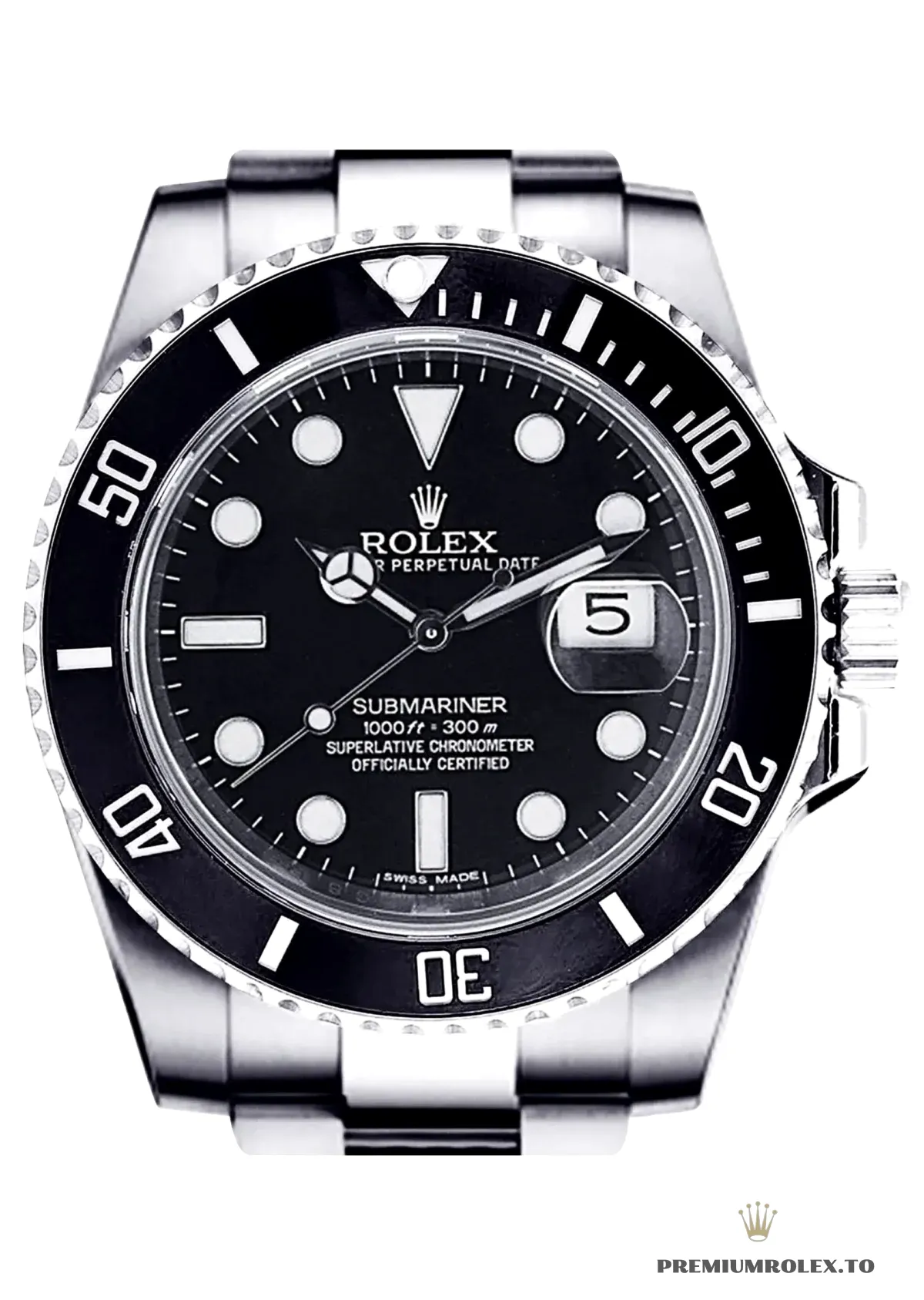 Replica Rolex Submariner Blackwater Ghost 116610 Black Dial - Image 4