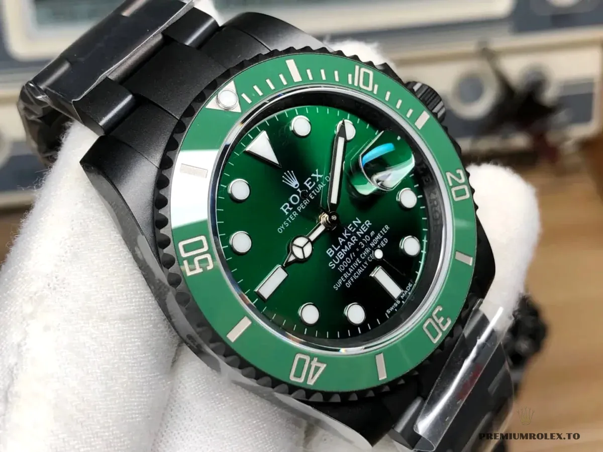 Replica Rolex Submariner BLAKEN 116610 v.9 Green Dial - Image 3