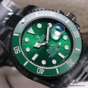 Submariner BLAKEN side showing crown guards and ion-plated steel case