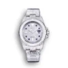 Replica Rolex Submariner Iced Out 116610LN 40mm Diamond Blue Markers front - Best shop to buy a Fake Rolex