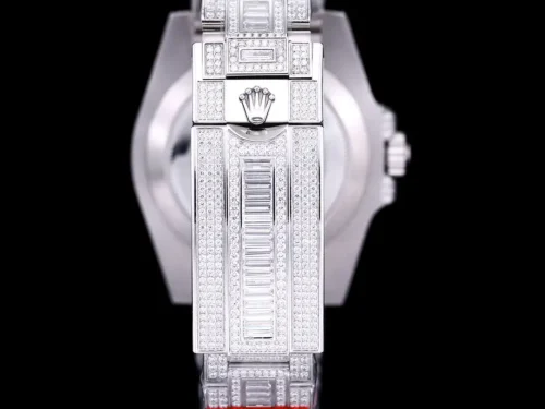 Replica Rolex Submariner Iced Out 116610LN 40mm Diamond Dial 2 - Best shop to buy a Fake Rolex