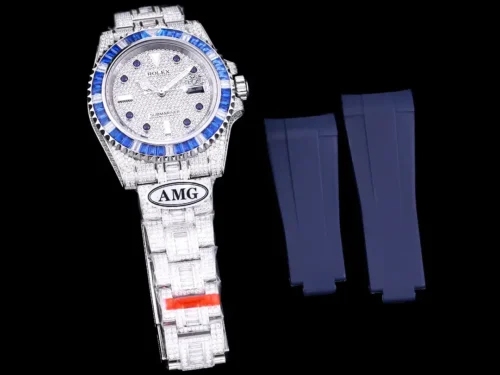 Replica Rolex Submariner Iced Out 116610LN 40mm Diamond Dial 5 - Best shop to buy a Fake Rolex
