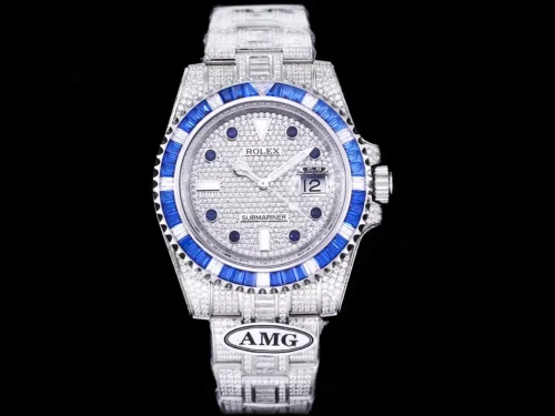 Replica Rolex Submariner Iced Out 116610LN 40mm Diamond Dial 9 - Best shop to buy a Fake Rolex