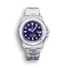 Replica Rolex Submariner Iced Out 116619LB 40mm Blue Dial Front - Best shop to buy a Fake Rolex
