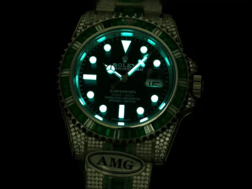 Replica Rolex Submariner Iced Out 116619LB Blue Dial 5 - Best shop to buy a Fake Rolex