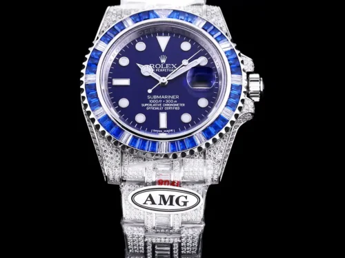 Replica Rolex Submariner Iced Out 116619LB Blue Dial 8 - Best shop to buy a Fake Rolex