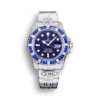 Replica Rolex Submariner Iced Out 116619LB Blue Dial Front - Best shop to buy a Fake Rolex