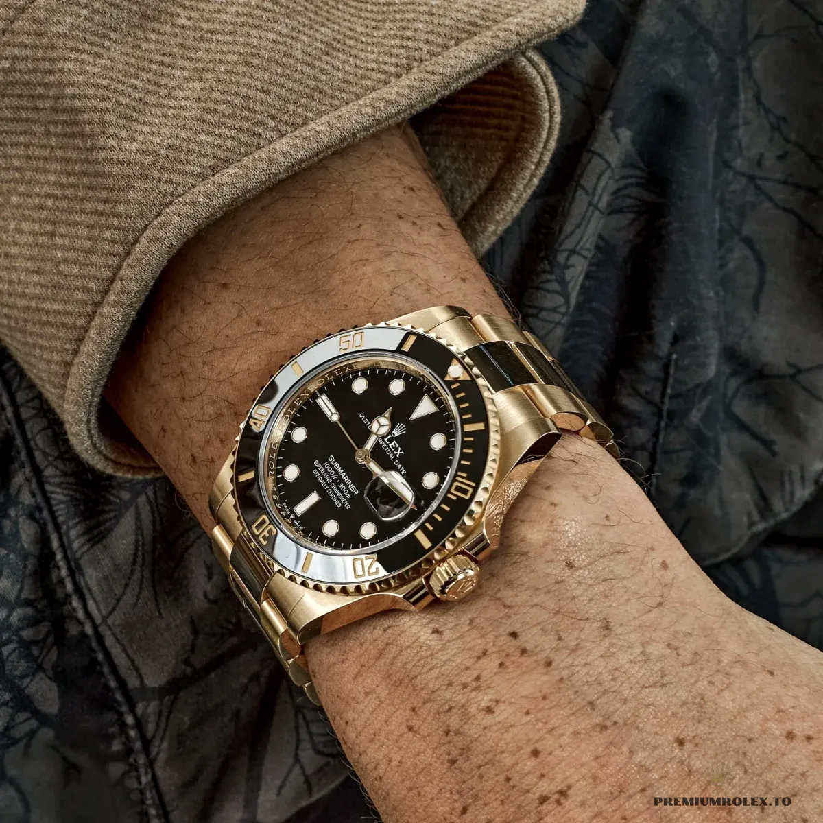 Replica Rolex Submariner SUB 116610 40mm Gold Series - Image 4