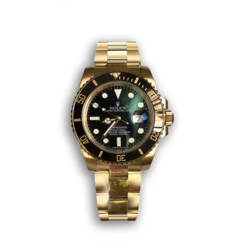 Replica Rolex Submariner SUB 116610 40mm Gold Series front - Best shop to buy a Fake Rolex