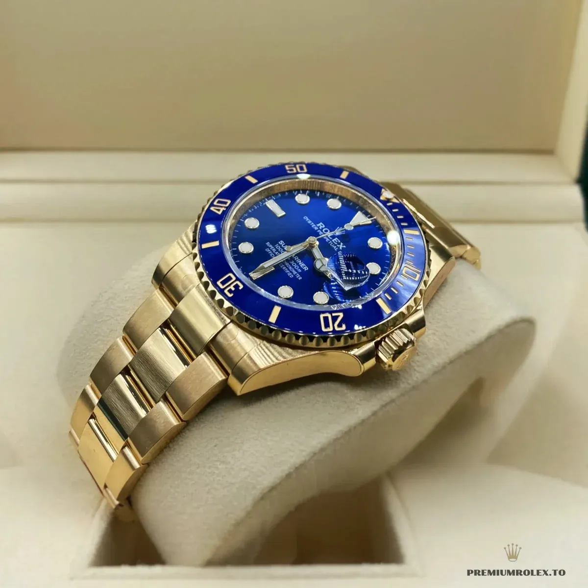 Replica Rolex Submariner SUB 116610 Gold Series Blue Dial - Image 4