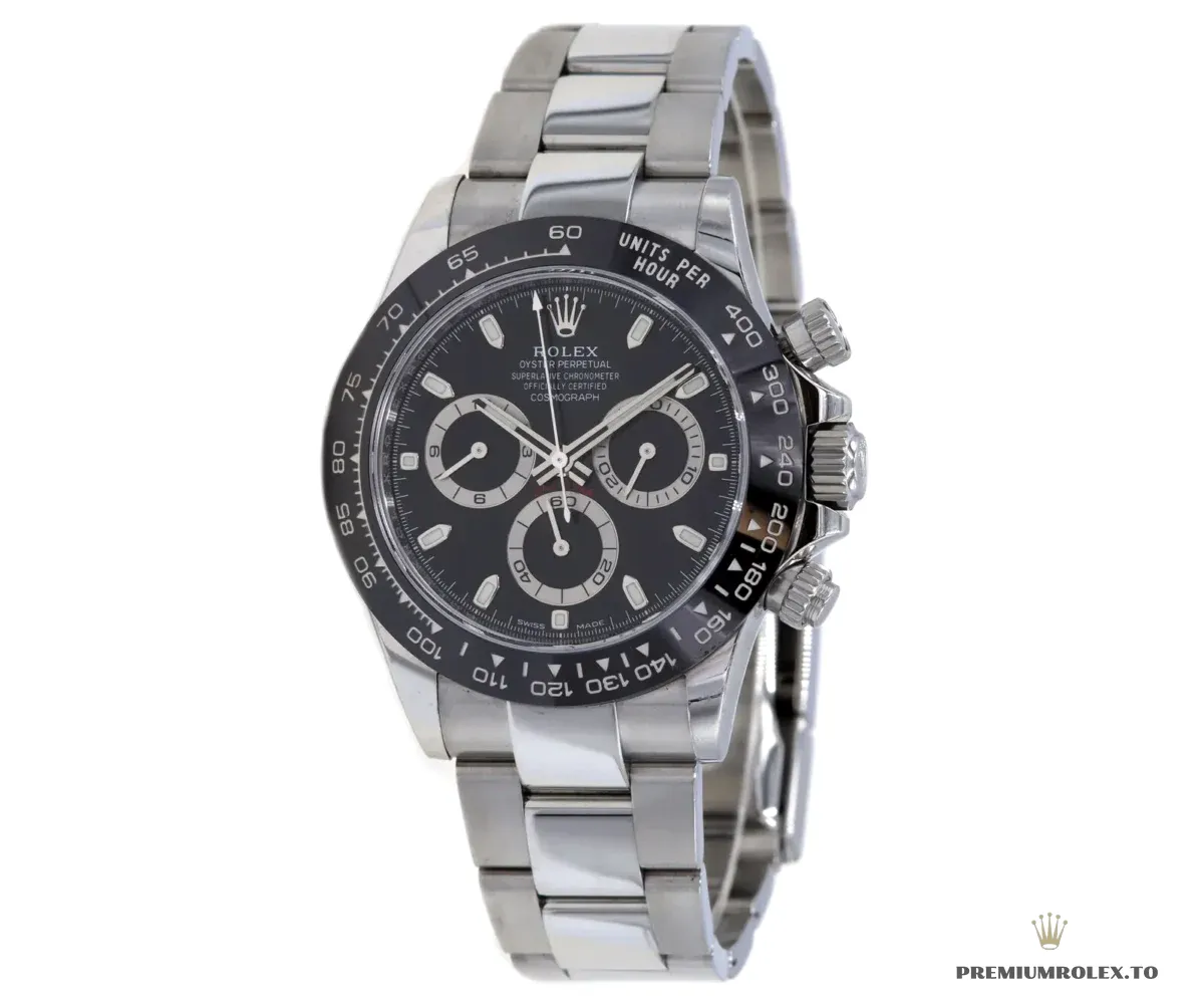 Replica Rolex Super Universe Chronograph Daytona 116500 Black Dial - Image 2