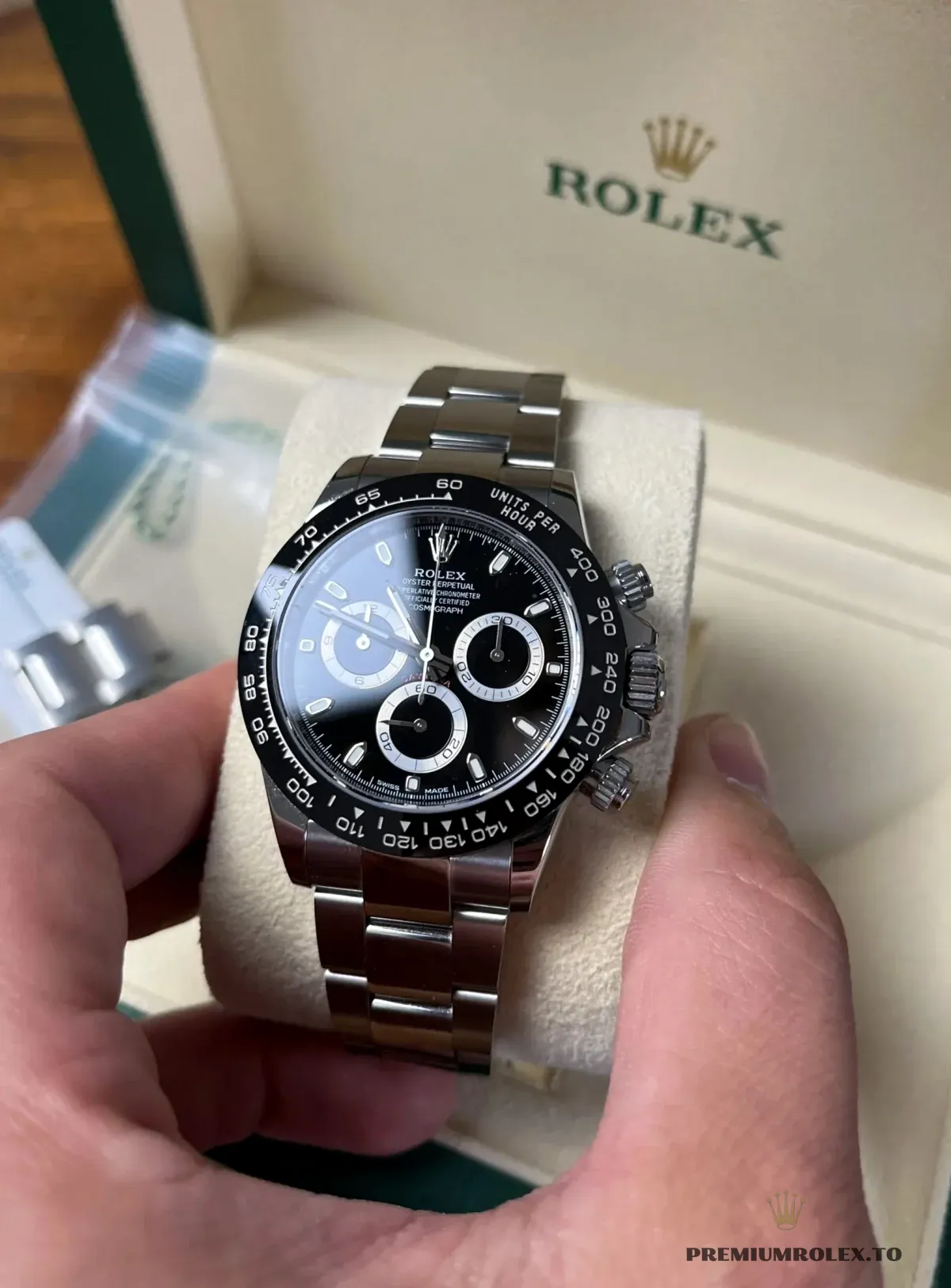 Replica Rolex Super Universe Chronograph Daytona 116500 Black Dial - Image 6