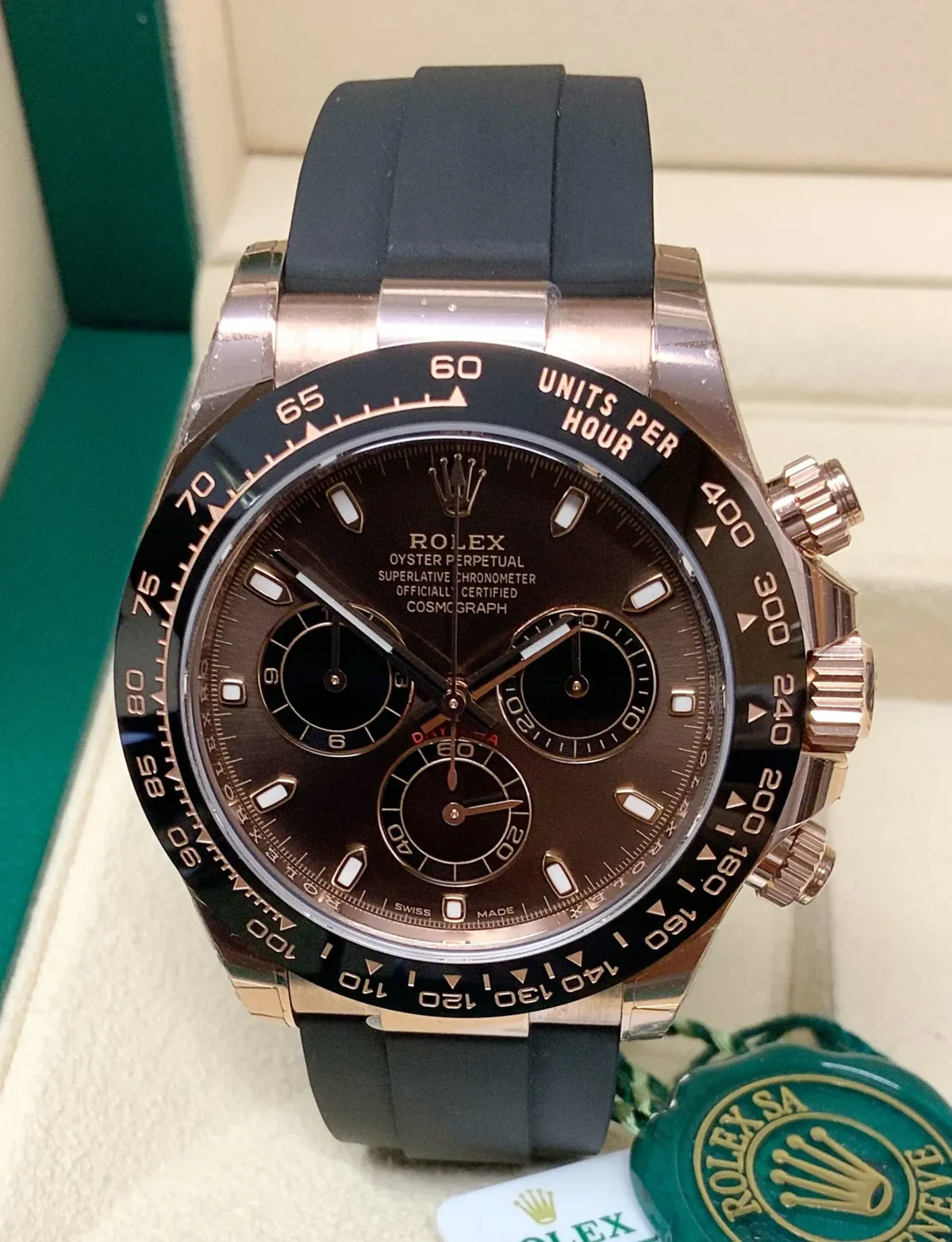 Replica Rolex Super Universe Chronograph Daytona 116515 Chocolate Dial - Image 4