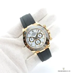 Caseback view of Rolex Daytona 116515 with engraved details