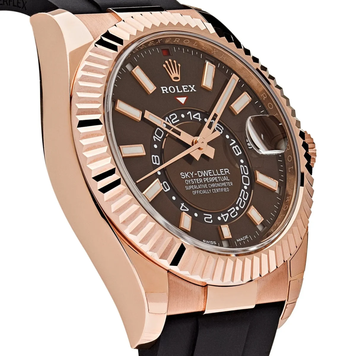 Replica Rolex Sky-Dweller 326235 42mm Chocolate Dial - Image 6