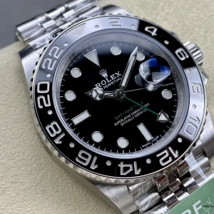 GMT-Master Bruce Wayne side profile showing crown guards