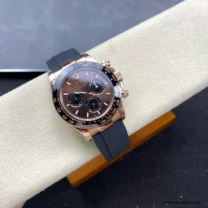 Daytona 126515LN side profile showing Everose gold-plated case thickness