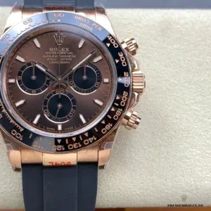 Black Oysterflex bracelet and Oysterlock clasp on the 126515LN