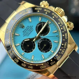 Daytona 126518LN Tiffany dial under angled natural lighting conditions