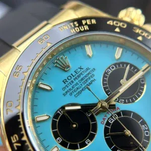 Oysterflex bracelet and Oysterlock clasp on the 126518LN Tiffany