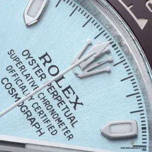 Wrist shot of the Rolex Daytona 116506 platinum-tone anniversary edition