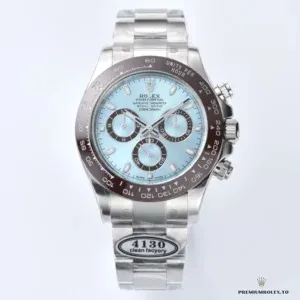 Platinum-tone Oyster bracelet three-piece links on the Daytona 116506