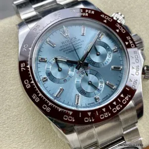 Daytona 116506 ice blue dial under natural light showing colour shift