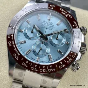 Wrist shot of the Rolex Daytona 116506 in platinum-tone steel on Oyster bracelet