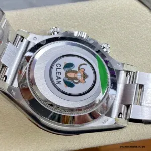 Ice blue dial detail showing subdial registers and glacial colour tone