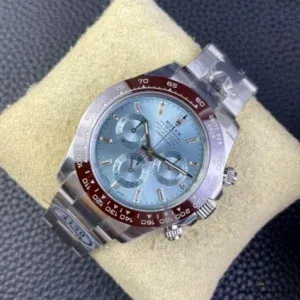 Brown Cerachrom bezel texture and engraving detail under magnification